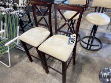 2 Wooden Stools