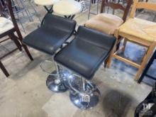 (2) Metal Stools