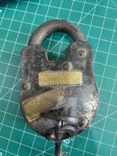 Confederate Firearms Iron Lock - Works w/ Keys