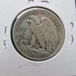 1939-Walking Liberty Silver Half Dollar