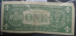 1957-A Silver Certificate One Dollar