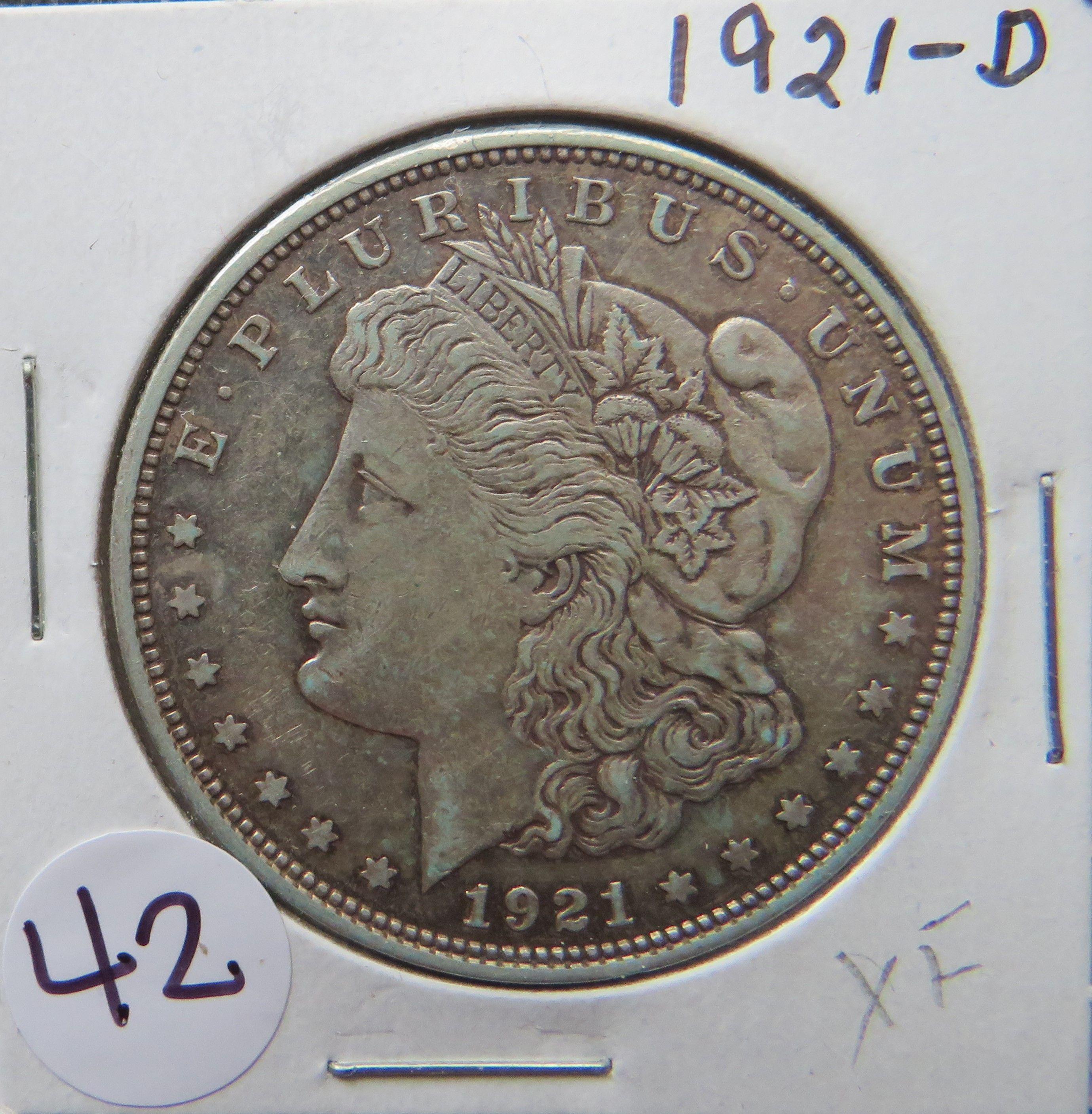 1921-D Morgan Silver Dollar