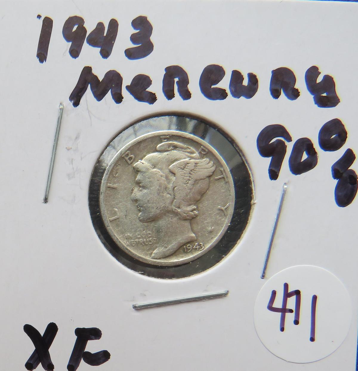 1943- Mercury Dime