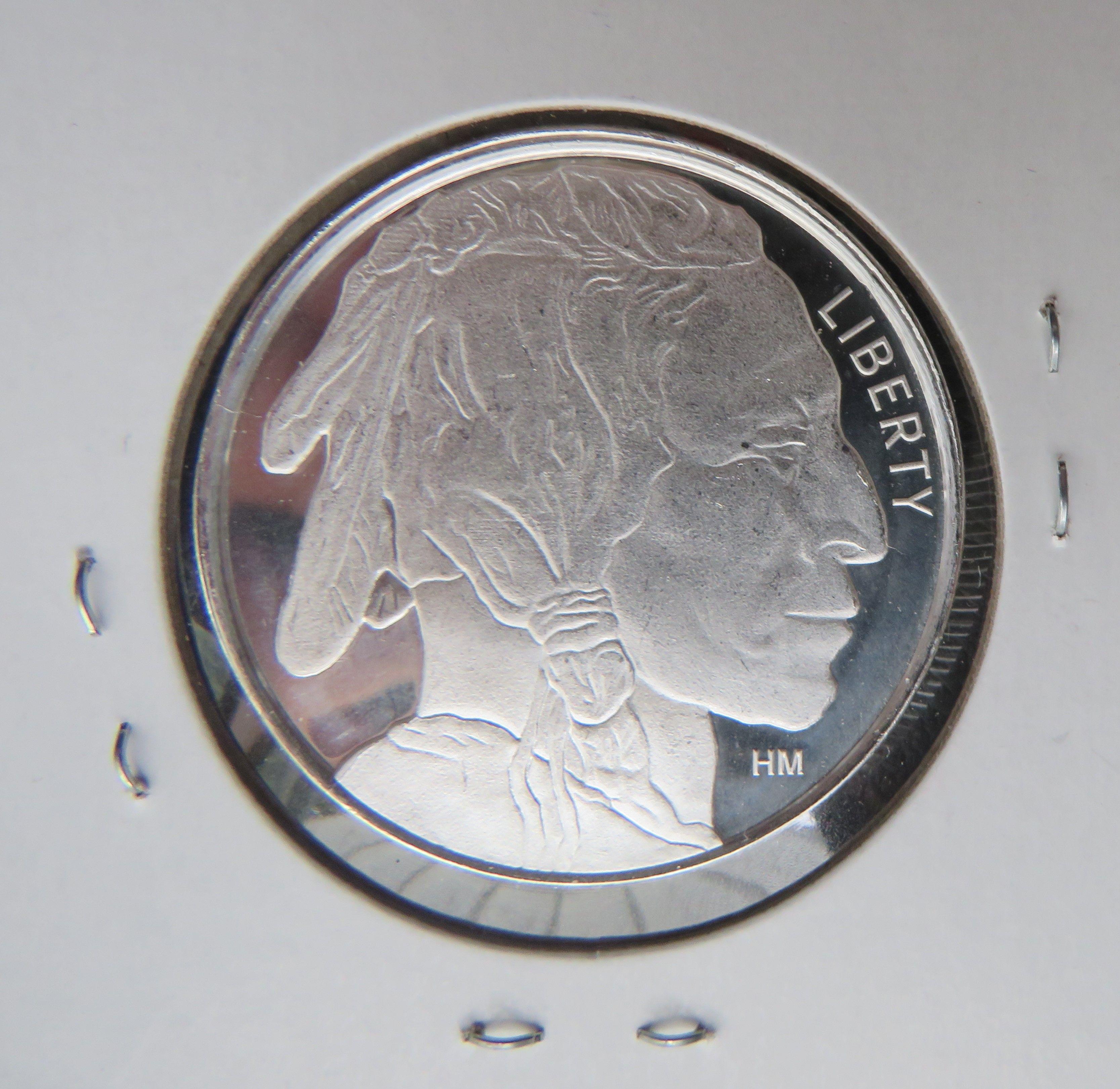 One Troy Ounce Silver, Buffalo