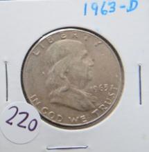 1963-D Franklin Half Dollar