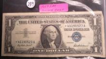1957-Silver Certificate One Dollar