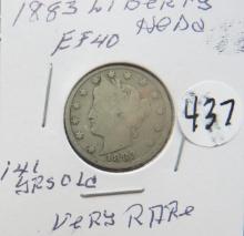 1883- Liberty Head Nickel