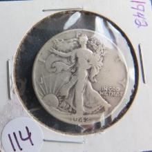 1942- Walking Liberty Half Dollar