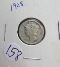 1928- Mercury Dime