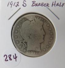 1912- S Barber Half