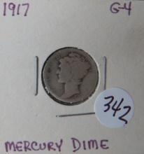 1917- Mercury Dime