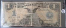 1899 BLACK EAGLE Silver Certificate $1 One Dollar Note Bill Currency