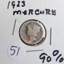 1923- Mercury Dime