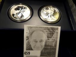 2013 West Point American Eagle Two-Coin Silver Set with COA in original Box of Issue, includes the S