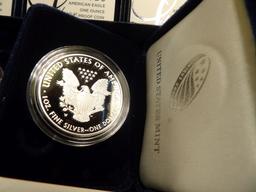 (5) 2020 West Point American Eagle Silver Dollars in original boxes as issued with COAs.
