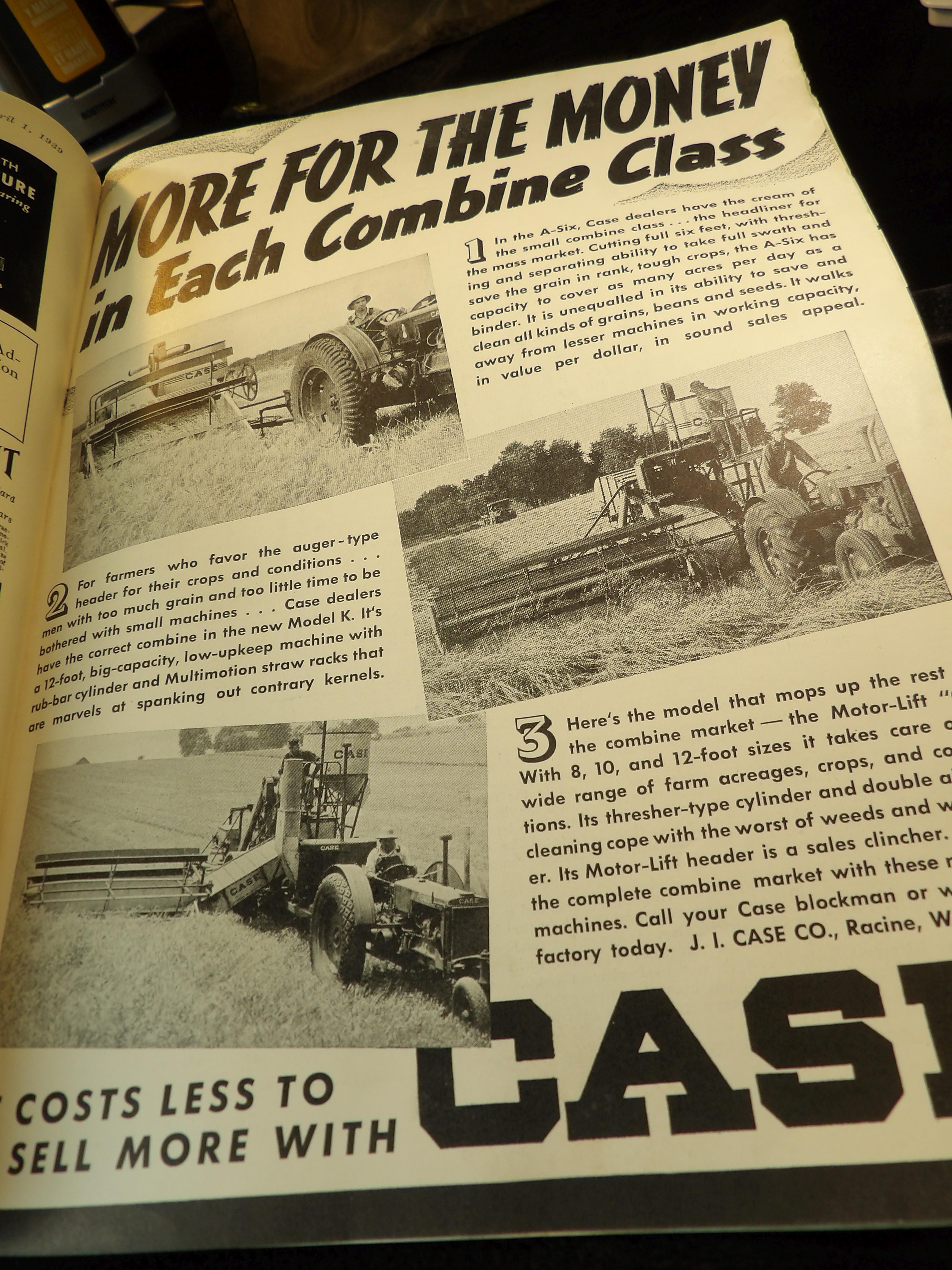 April 1, 1939 Magazine "The Business of the Farm Equipment Industry Implement & Tractor"; & (1948) I