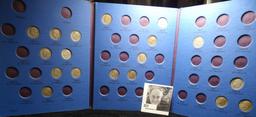 1946-1964 Partial Set of Silver Roosevelt Dimes in a blue Whitman folder. (18 coins).