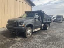 2002 Ford Single Axle Dully Dump Truck