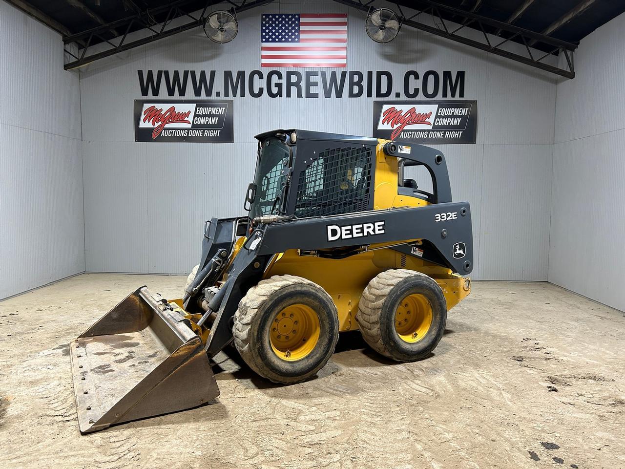 2013 John Deere 332E Skid Steer Loader