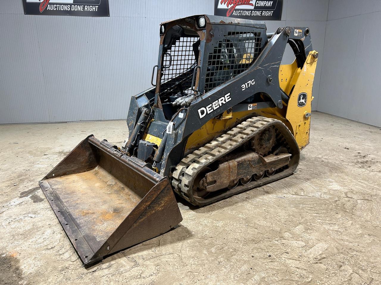 2017 John Deere 317G Skid Steer Loader