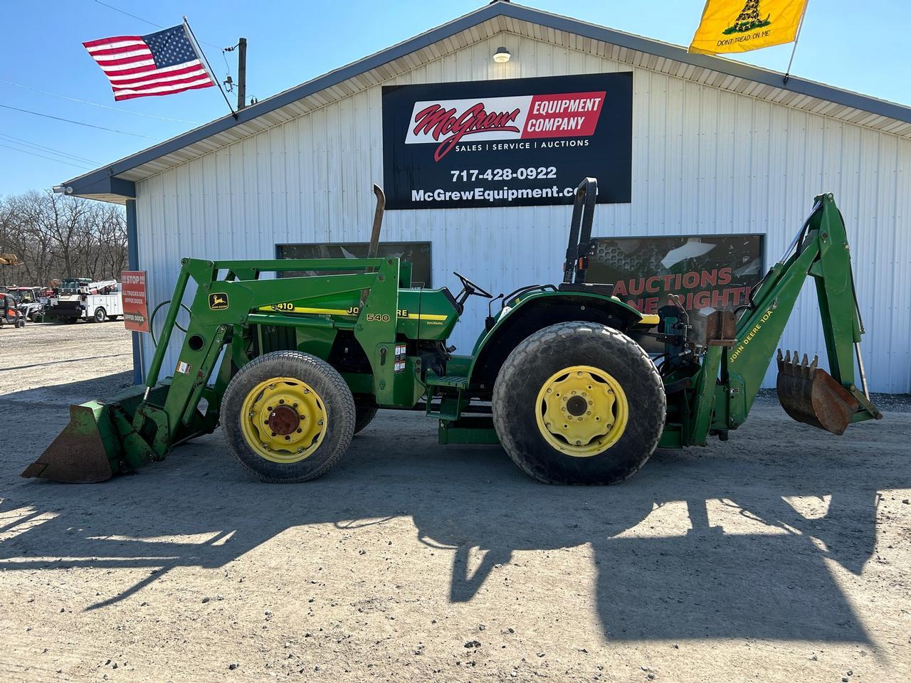 John Deere 5410 Tractor Loader Backhoe