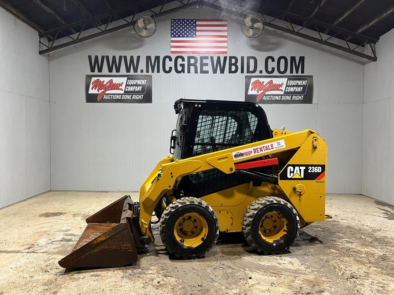 2018 Caterpillar 236D Skid Steer Loader