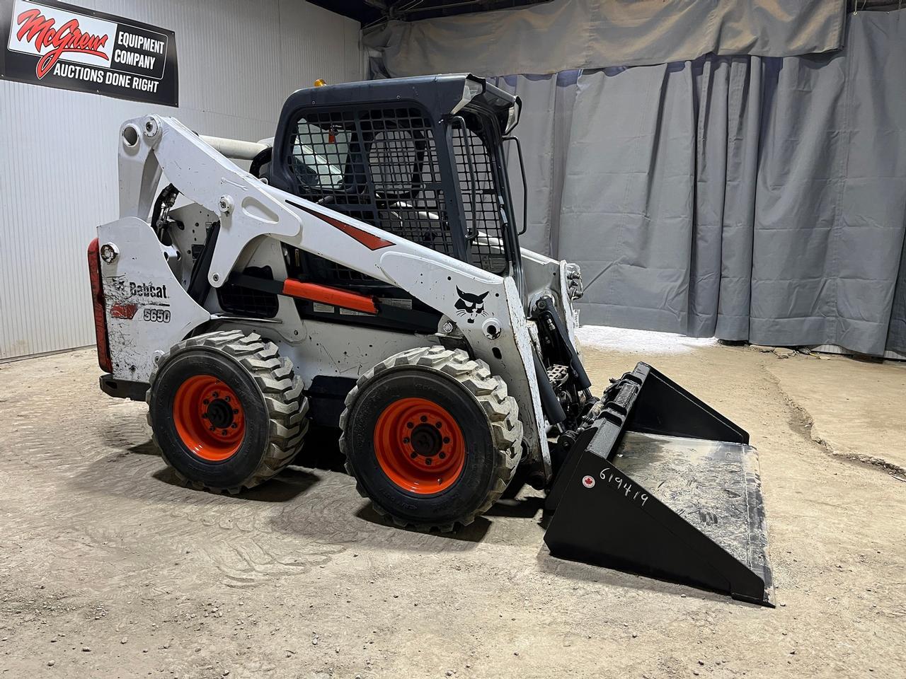 2018 Bobcat S650 Skid Steer Loader