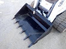 Wildcat 60" Skid Steer Tooth Bucket