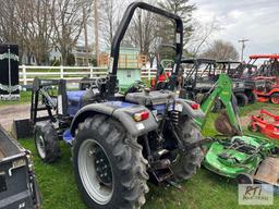 Land Track (Long) 360 4WD compact diesel tractor with loader, 1694 hrs