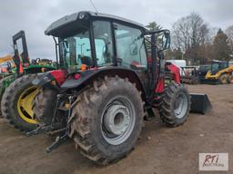 Massey Ferguson 4707 tractor, loader, bucket, cab, 3pt hitch, PTO, draw bar, 2 remotes, heat, A/C,