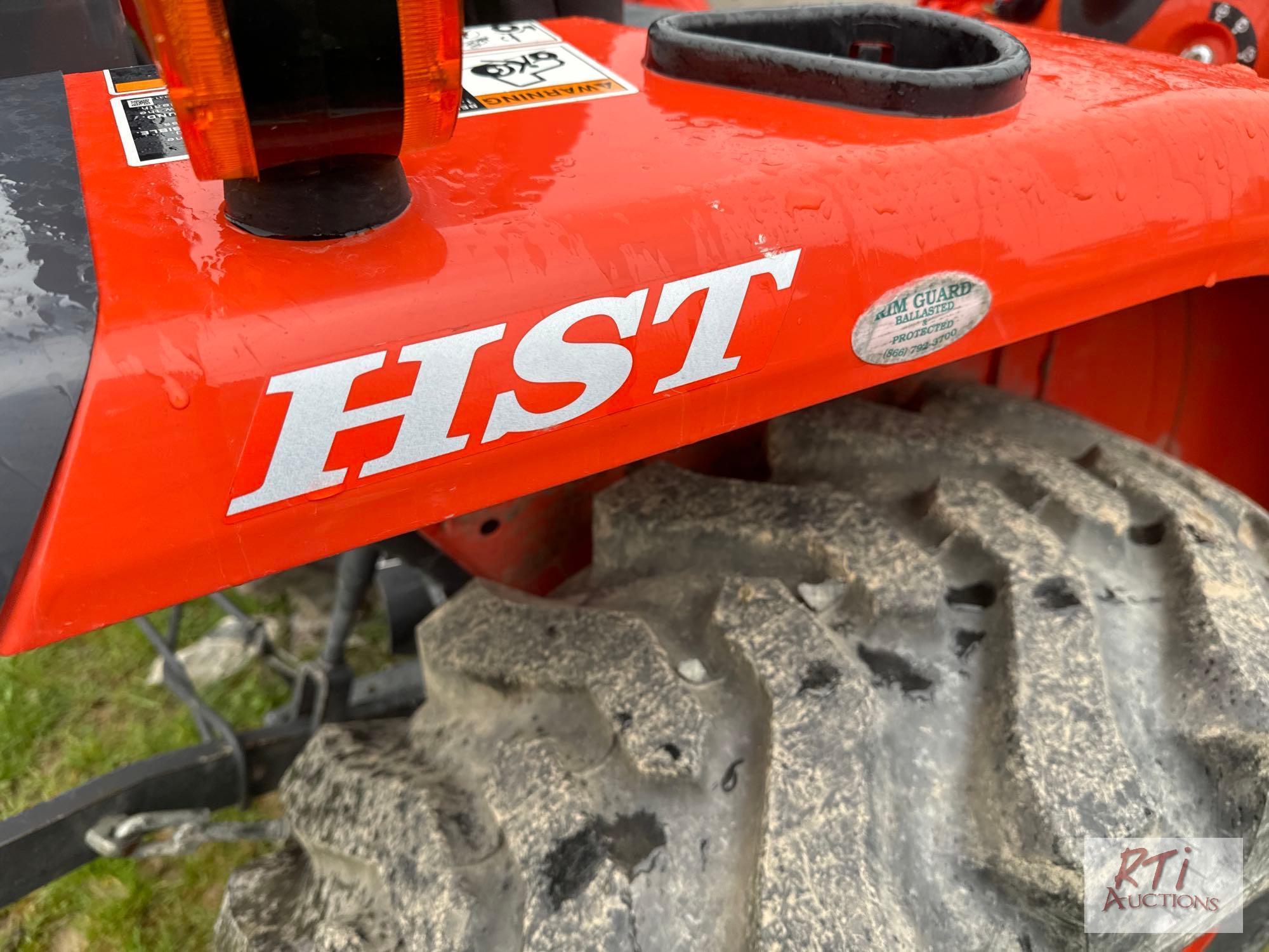 Kubota 3301 loader with R4 tires and quick attach bucket, 251 hrs.