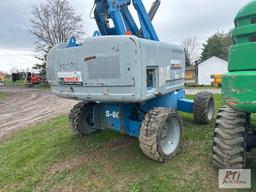 Genie S60 boom lift, 60ft reach, 3400 hrs. Deutz Diesel engine, 4X4