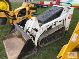 Bobcat MT52 ride on track skid steer with bucket, 274 hours