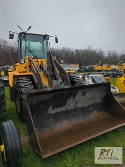 Volvo L45TT wheel loader, hydraulic quick coupler, GP bucket, cab, heat, THU