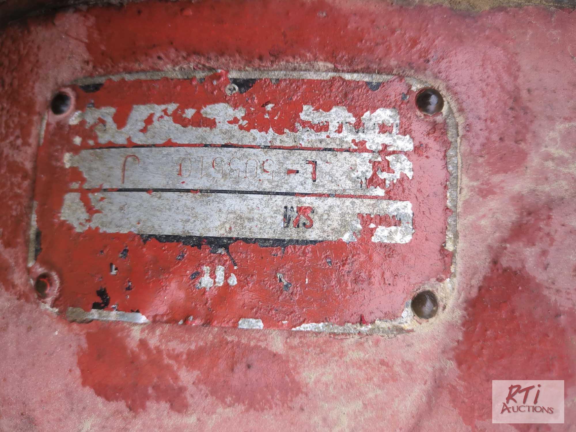 Farmall Super M tractor, narrow front end, gas