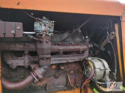 Tow behind wood chipper, gas engine, 77,115 hrs