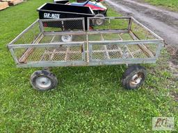 4-wheel garden wagon