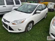 2012 Ford Focus SEL, PW, PL, AC, cruise, automatic, 116K, VIN:1FAHP3H23CL160808, REBUILT/SALVAGE