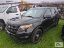 2014 Ford Explorer Interceptor, AWD, PW, PL, power mirrors, A/C, 182K, VIN:1FM5K8AR6EGC60554