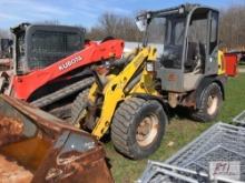 Wacker Neuson UL34 articulated loader, bucket, enclosed cab, no doors, 5661 hours