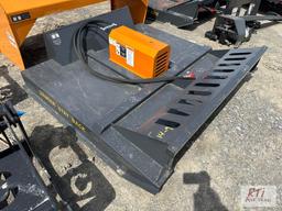 Wolverine DC-13-72 skid loader mount hydraulic rotary mower