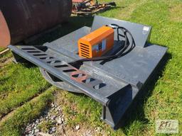 Wolverine DC-13-72 skid loader mount hydraulic rotary mower