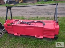 GIYI skid loader mount hydraulic brush mulcher, 6ft width, NEW