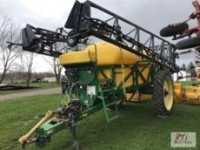 Redball 670 1200 high wheel crop sprayer with 60ft boom, PTO pump, monitor