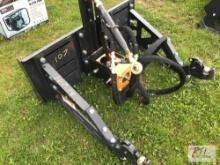 New skid steer mount 3pt hitch adapter with PTO