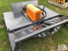 New Wolverine 6ft rotary mower, skid steer mount