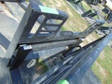 48" WALK THROUGH SKID STEER FORK ASSEMBLY