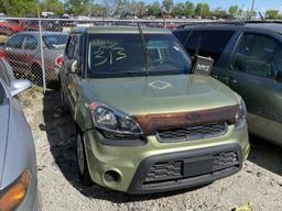 2012 KIA  SOUL GRN Tow# 98909