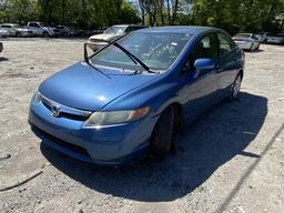 2007 HONDA CIVIC  BLU Tow# 99260