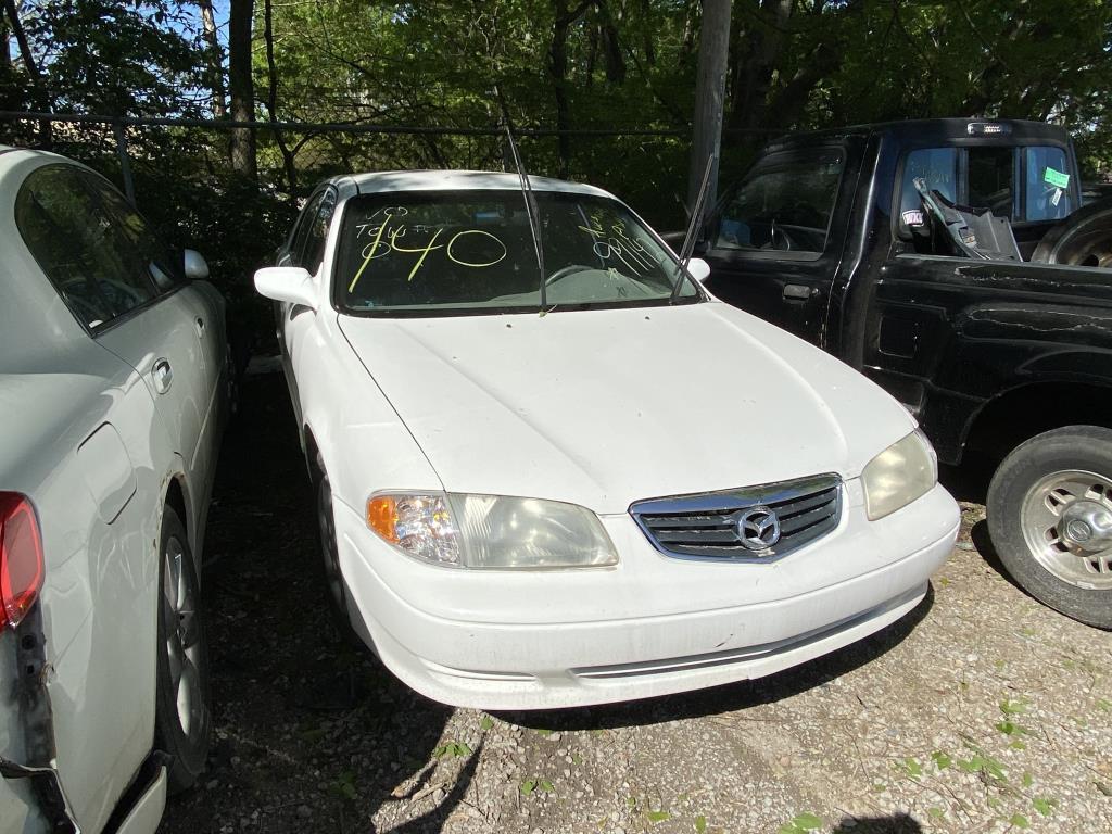 2001 MAZDA 626 WHI Tow# 99142